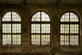 Three old windows