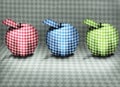 Three Optical Apples