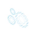 Three outline gears