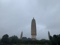 The three pagodas of Chongsheng Temple in Dali city of China