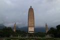 The three pagodas of Chongsheng Temple in Dali