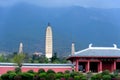 Three Pagodas Of The Chongsheng Temple In Dali, Yunnan Province