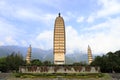 Three pagodas of dali city,china