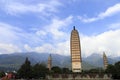 Three pagodas of dali city,china