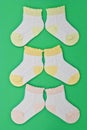 Three pairs baby socks