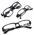 Three Pairs of Black Glasses