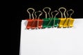 Three Paper-clips Royalty Free Stock Photo