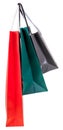 Three paper shopping bags Royalty Free Stock Photo