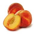 Three peaches Royalty Free Stock Photo