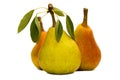 Three pears Royalty Free Stock Photo