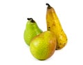 Three Pears Royalty Free Stock Photo