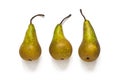 Three pears Royalty Free Stock Photo