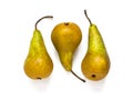 Three pears Royalty Free Stock Photo
