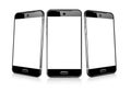 Three Phone Cell Smart Mobile Royalty Free Stock Photo