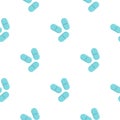 Three pills pattern seamless Royalty Free Stock Photo