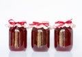 Three Pint Jars of Homemade Plum Jam