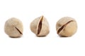Three Pistachio Nuts