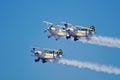 Three plane formation with the Goodyear Eagles