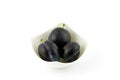 Three plums Royalty Free Stock Photo