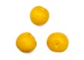 Three plums Royalty Free Stock Photo
