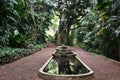 Three Pools at Allerton Garden - National Tropical Botanical Garden in Koloa on Kauai Island in Hawaii