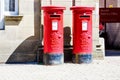 Three posts boxes for letters Lancaster City