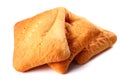 Three potato filled pirozhki Royalty Free Stock Photo