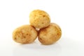 Three potatoes Royalty Free Stock Photo