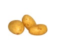 Three potatos Royalty Free Stock Photo