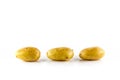 Three potatos Royalty Free Stock Photo