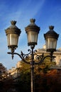 Three pronged Lantern against the Blue Sky