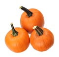 Three pumpkin