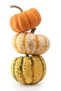 Three pumpkins