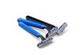 Three razors with Royalty Free Stock Photo