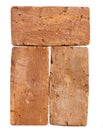 Three red-brick Royalty Free Stock Photo