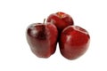 Three Red Delicious Apples Royalty Free Stock Photo