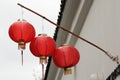 Three Red Lanterns for Chinese NewYear Royalty Free Stock Photo