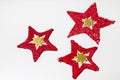 Three red stars