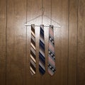 Three retro ties