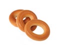 Three ring bagels Royalty Free Stock Photo