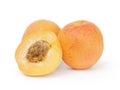 Three ripe apricots Royalty Free Stock Photo