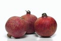 Three ripe pomegranates Royalty Free Stock Photo