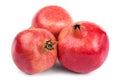 Three ripe pomegranates Royalty Free Stock Photo