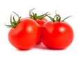 Three ripe tomatoes