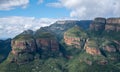 Three Rondavels, rock formation, at the Blyde River Canyon, The Panorama Route, Mpumalanga, South Africa Royalty Free Stock Photo