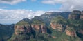 Three Rondavels, rock formation, at the Blyde River Canyon, The Panorama Route, Mpumalanga, South Africa Royalty Free Stock Photo