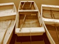 Three Rowboats Royalty Free Stock Photo