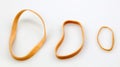 Three rubber bands Royalty Free Stock Photo
