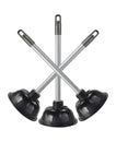 Three Rubber Plungers