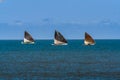Three sailboats Royalty Free Stock Photo